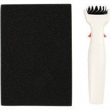 Die Brush & Foam Pad, stl. 4x15,5 cm, 1 st.