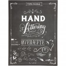 Övningshäfte till 'Hand Lettering*, stl. 21x28 cm, tjocklek 1 cm, 63 , 1 st.