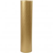 Presentpapper, guld, B: 50 cm, 60 g, 100 m/ 1 rl.