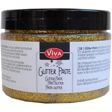 Glitter-Paste, guld, 150 ml/ 1 burk