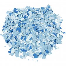 Terrazzo flakes, blå, 90 g/ 1 burk