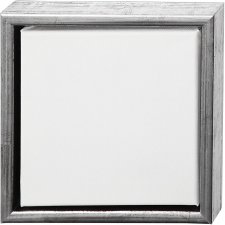 ArtistLine Canvas med ram, vit, D: 3 cm, stl. 24x24 cm, 6 st./ 1 förp.