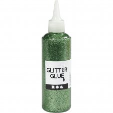 Glitterlim, grön, 118 ml/ 1 flaska