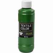 Textile Color, briljantgrön, pärlemor, 250 ml/ 1 flaska