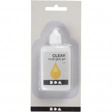 Clear Multi Glue Gel, 27 ml/ 1 flaska