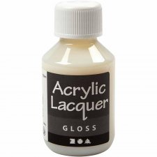 Akryllack, blank, 100 ml/ 1 flaska