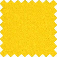 Hobbyfilt, gul, 42x60 cm, tjocklek 3 mm, 1 ark