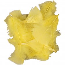 Dun, gul, stl. 7-8 cm, 50 g/ 1 förp.