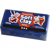 Soft Clay modellera, blå, stl. 13x6x4 cm, 500 g/ 1 förp.