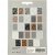 Spetskartong i block, svart, natur, grå, vit, A6, 104x146 mm, 200 g, 24 st./ 1 förp.