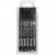 Permanenta tuschpennor, svart, spets 2x0,6+2x0,8+1,3 mm, 5 st./ 1 förp.