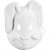 Masker, vit, H: 17-25 cm, B: 18-24 cm, 4x3 st./ 1 förp.