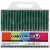 Colortime-pennor, mörkgrön, spets 2 mm, 18 st./ 1 förp.