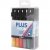Plus Color Tusch, mixade färger, 5,5 ml, L: 14,5 cm, spets 1-2 mm, 18 st./ 1 förp.