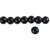 Träpärlor, svart, Dia. 12 mm, Hålstl. 3 mm, 22 g/ 1 förp.