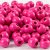 Träpärlor, rosa, 80 st., Dia. 8 mm, Hålstl. 2 mm, 15 g/ 1 förp.