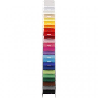 Färgad kartong, mixade färger, H: 1700 mm, djup 540 mm, A4, 210x297 mm, 24x100 ark/ 1 förp.