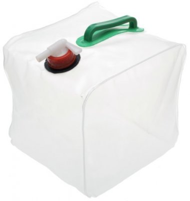 Vattenbehållare med handtag och kran 12 liter