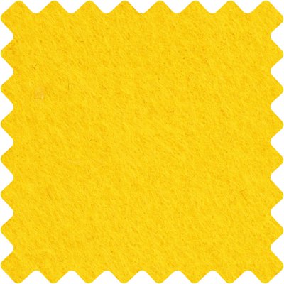 Hobbyfilt, gul, 42x60 cm, tjocklek 3 mm, 1 ark