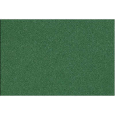 Hobbyfilt, mörkgrön, 42x60 cm, tjocklek 3 mm, 1 ark