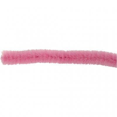 Piprensare, rosa, L: 30 cm, tjocklek 9 mm, 25 st./ 1 förp.