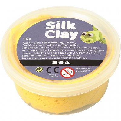 Silk Clay®, gul, 40 g/ 1 burk